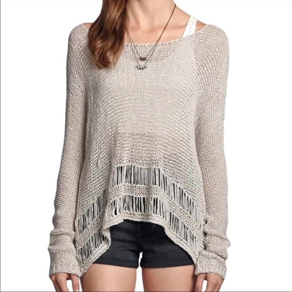 Pink Abercrombie & Fitch Loose fit light wear Sweater.